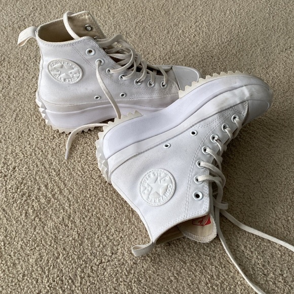 Converse White High-Top Sneakers - Picture 3 of 16